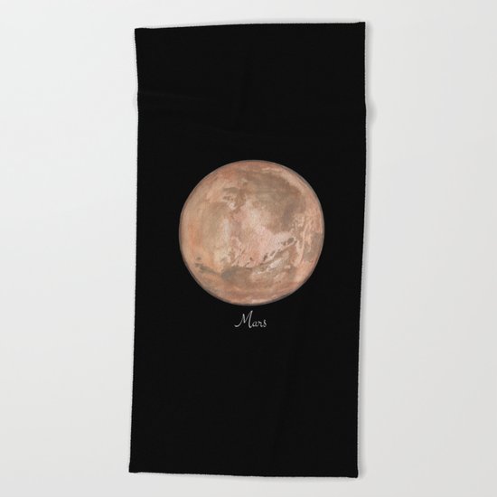 Mars #2 Beach Towel