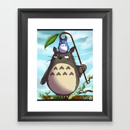 Totoro Framed Art Print