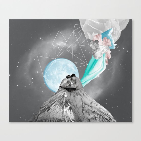 FUTURE IS BLUE Canvas Print