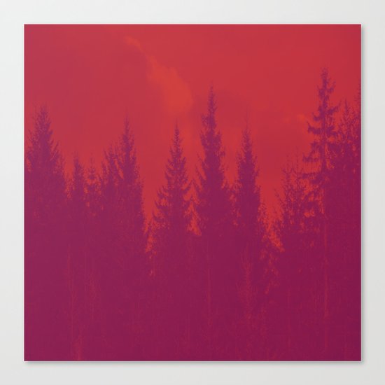 Purple Forest Canvas Print