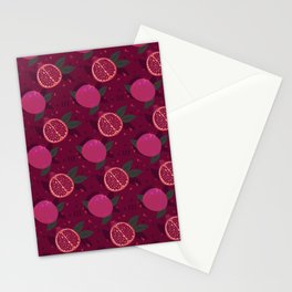 Pomegranate Pattern Small Stationery Card
