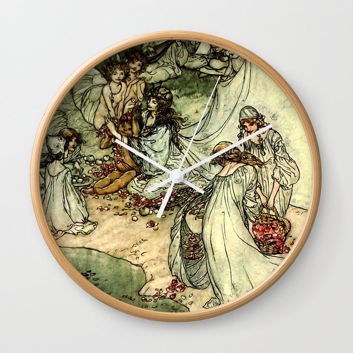 “Titania” by Arthur Rackham From Shakespeare Wall Clock