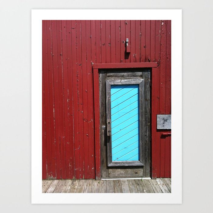 Amish Restaurant Barn Door Art Print By Chilibowlhaircut Society6