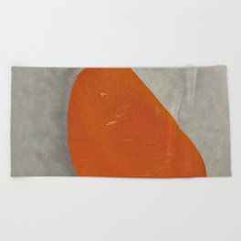 Minimalist Abstract Artwork created by an Artifical Intelligence Beach Towel