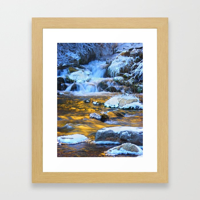Copper Waters By Luke Nielson Framed Art Print