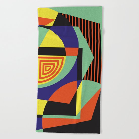 Geometric#14 Beach Towel