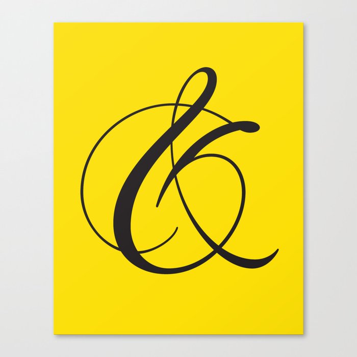 Ampersand 1 Canvas Print