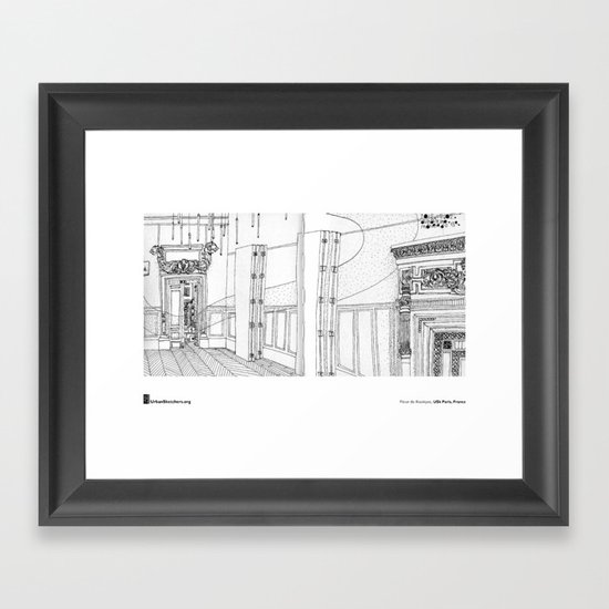 Fleur de Kookyse, "Mairie du 13e, Paris" Framed Art Print