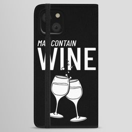 Wine Tasting Glass Red Bottle Taster Drinker iPhone Wallet Case