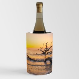 Driftwood Beach Sunrise Wine Chiller