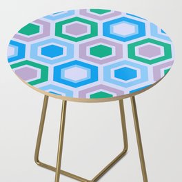 Geometric Honeycomb Pattern 2 Side Table