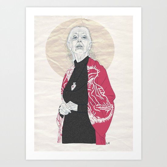 Jane Goodall Art Print