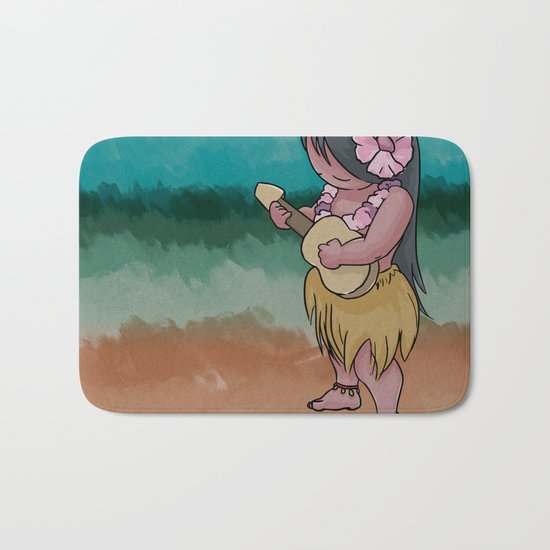 Sadness before the storm Bath Mat
