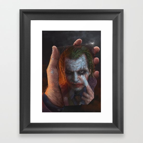 The Joke Framed Art Print