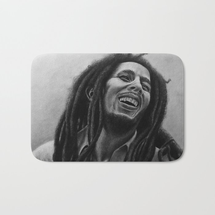 Bob 420 Marley Bath Mat By Starart Gonzalez Society6 Bob 420 Marley Bath Mat