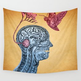 Enter The Mind Wall Tapestry