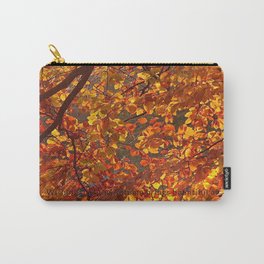 Autumn Fall Golden Leaves Carry-All Pouch