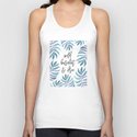 Wild, Barefoot & Free - Palm Leaf Quote by hellomonday