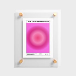 Law Of Assumption Floating Acrylic Print