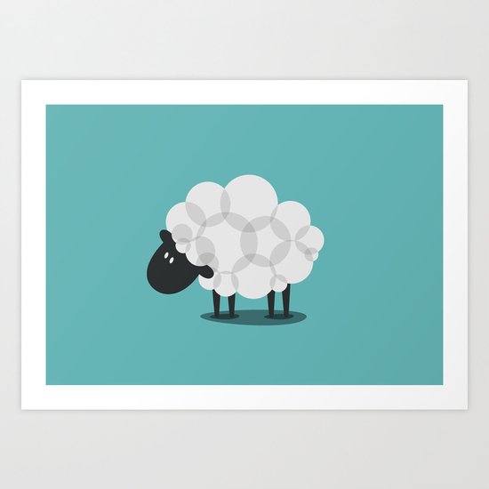 SHEEP Art Print