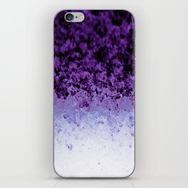Purple Crystal Ombre iPhone Skin
