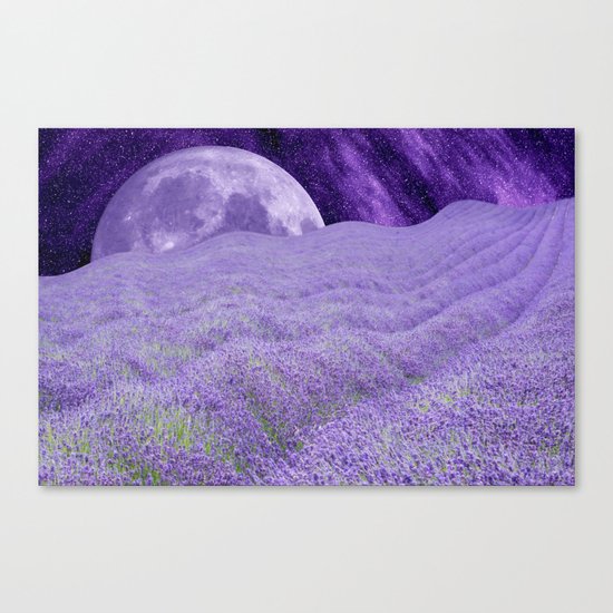 LAVENDER MOON Canvas Print