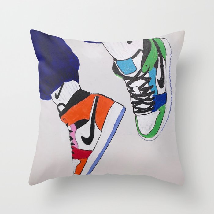 Sneaker Streetwear Throw Pillow