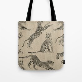 tan leopard pattern Tote Bag
