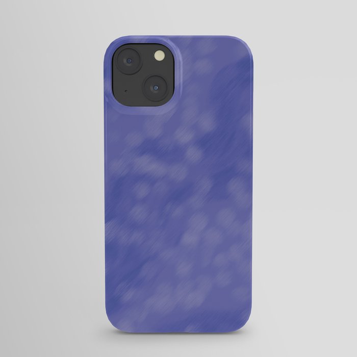 Lilac abstraction with blur iPhone Case