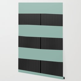 Striped Solid Vertical Mist Wallpaper