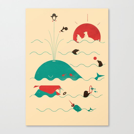 Arctic Playground Canvas Print