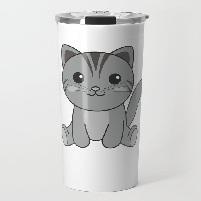 Kawaii Cat Cute Manga Anime Cats Travel Mug