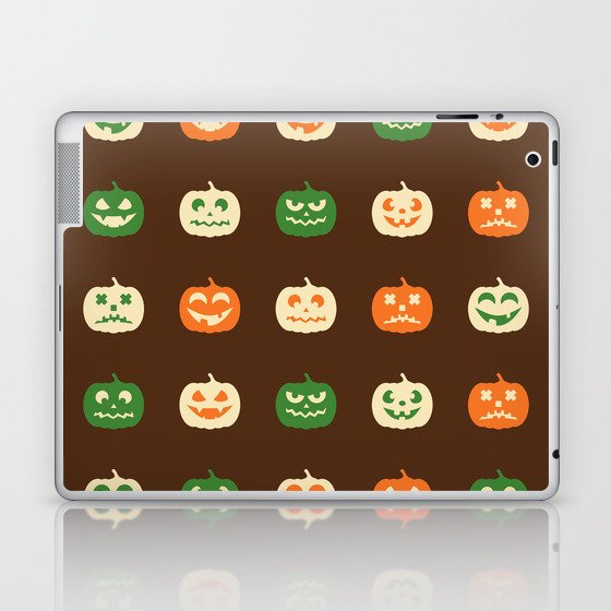 Halloween Seamless Pattern Laptop & iPad Skin