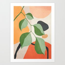 Colorful Branching Out 22 Art Print