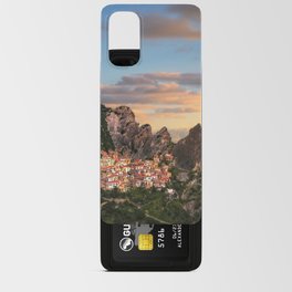 Castelmezzano village in Apennines, Dolomiti Lucane. Italy. Android Card Case