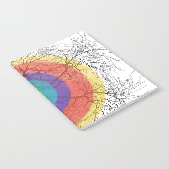 Rainbow trees Notebook
