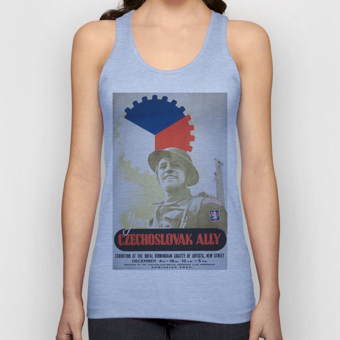 Vintage poster - Your Czechoslovak Ally Tank Top