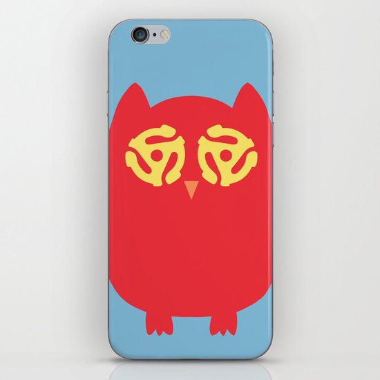 Owl 45s iPhone & iPod Skin
