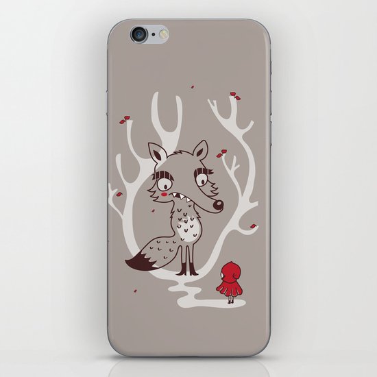 Hello big wolf iPhone & iPod Skin