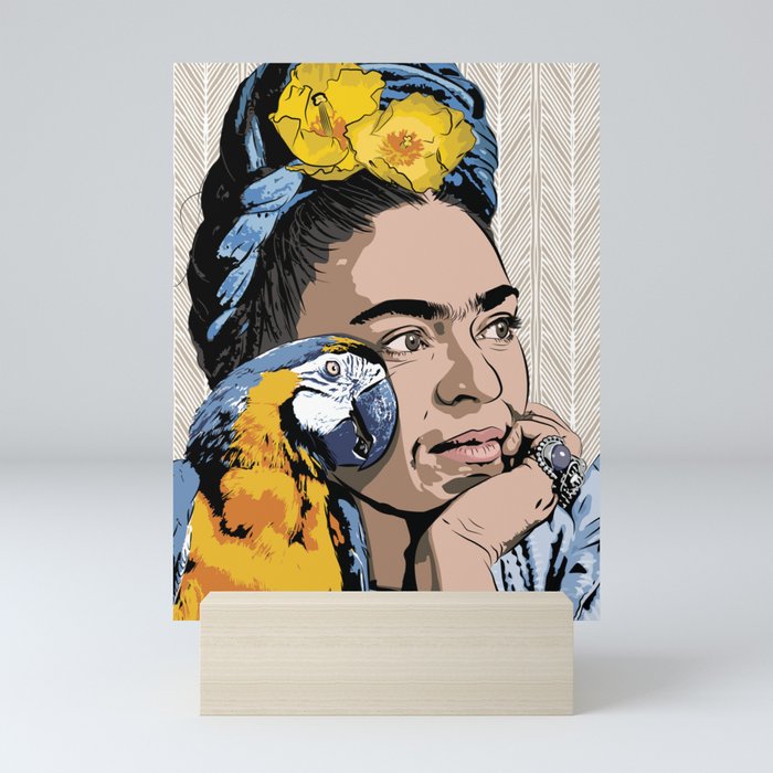 Frida Kahlo Wings To Fly Mini Art Print
