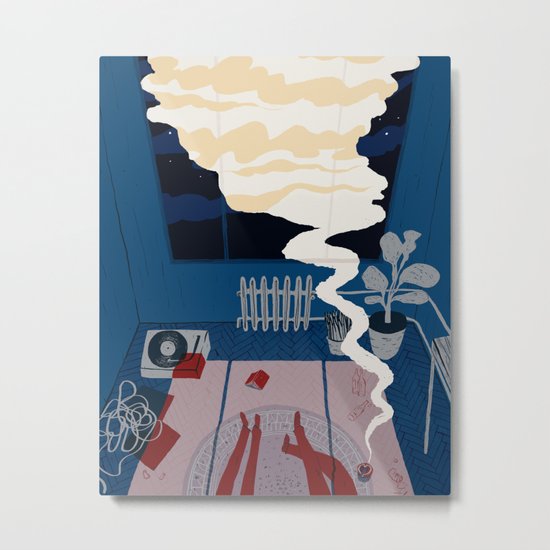 Midnight Talk Metal Print