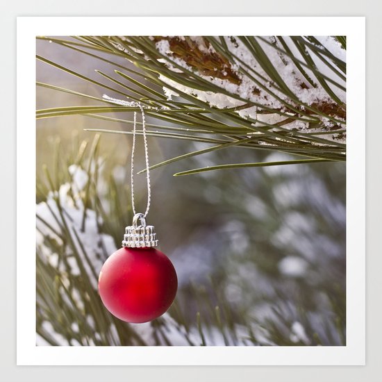 Christmas is here Art Print