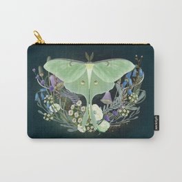 Botanical Luna Moth Carry-All Pouch
