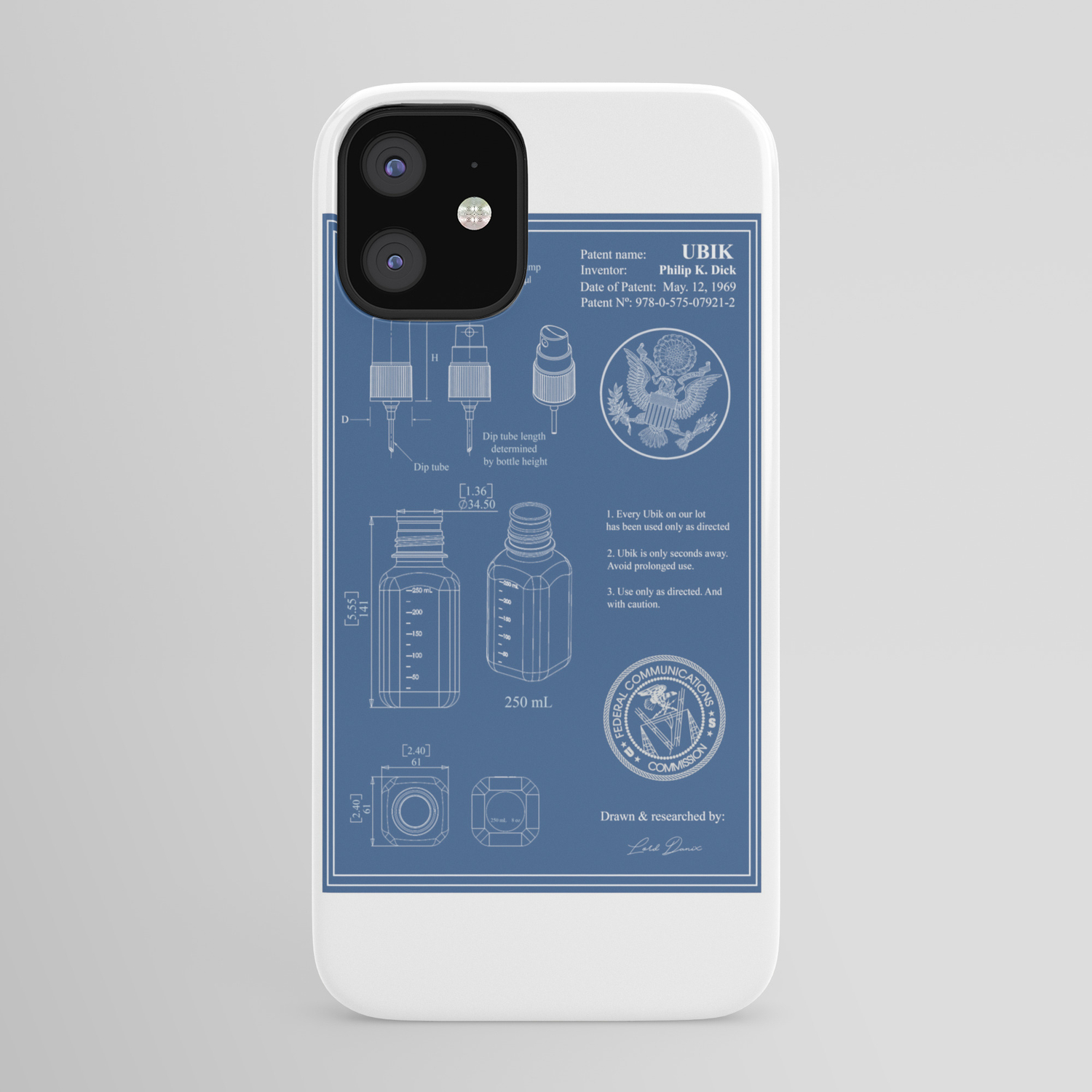 Ubik Blueprint Iphone Case By Daniramos Society6