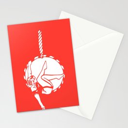 Circus Girl on an Aerial Hoop Stationery Cards
