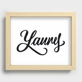 Laurel or Yanny? Recessed Framed Print