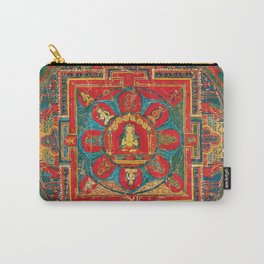 Vairocana Buddha Tibetan Buddhist Mandala Carry-All Pouch | Bluemandala, Tantric, Buddhistmandala, Crimson, Tantra, Hindumandala, Buddha, Buddhist, Vairocana, Deities 