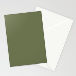 Toy Tank Green Stationery Card