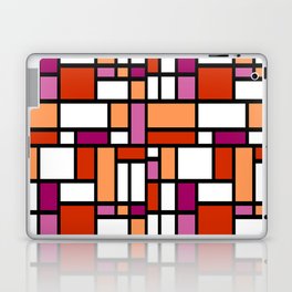 65 MCMLXV LGBT Lesbian Pride Sunset Flag Mondrian Color Block Pattern Laptop Skin