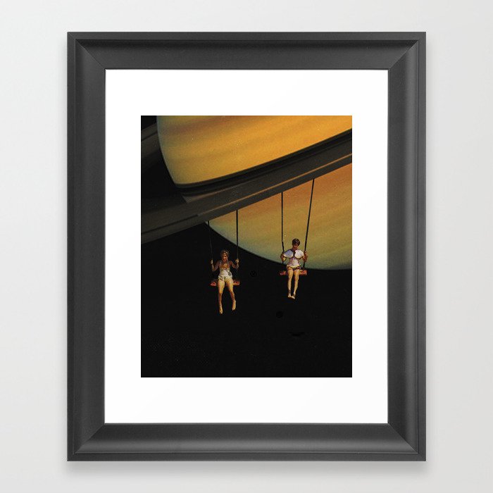 Inner Child in Saturn Framed Art Print